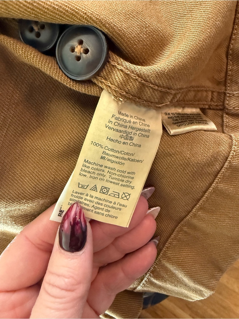 Madewell women’s Brown Canvas Work Jacket - Picture 6 of 6